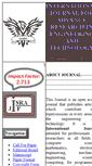 Mobile Screenshot of ijaret.org
