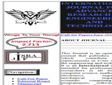 Tablet Screenshot of ijaret.org